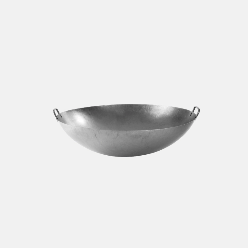 Wok en acier de 40 cm de diamètre
