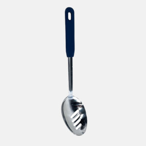 Accessoire culinaire pratique et fonctionnel pour servir et égoutter divers aliments.