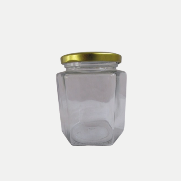 Bocal à miel heagonal 500ml