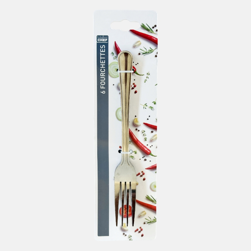 Ensemble de couverts indispensables pour toute table à manger.