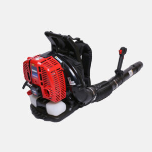 Outil motorisé conçu pour souffler de l'air à haute vitesse, couramment utilisé pour déplacer et disperser des feuilles mortes