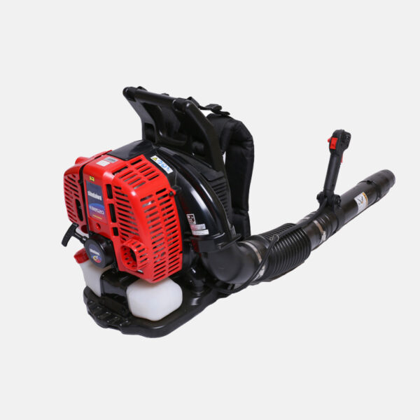 Outil motorisé conçu pour souffler de l'air à haute vitesse, couramment utilisé pour déplacer et disperser des feuilles mortes