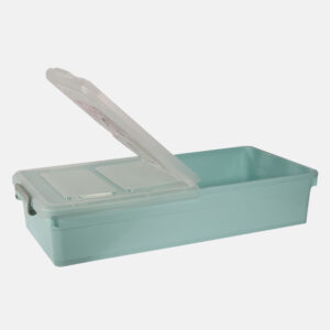 Conçu pour stocker divers objets et articles de manière organisée.