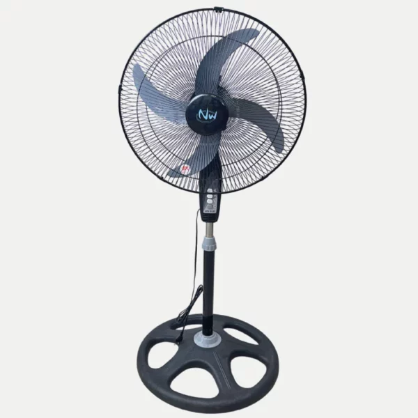 Ventilateur sur pied de 18 pouces de couleur grise