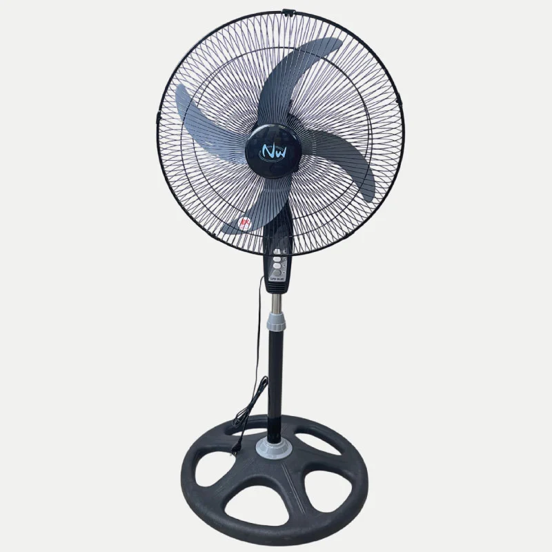 Ventilateur sur pied de 18 pouces de couleur grise