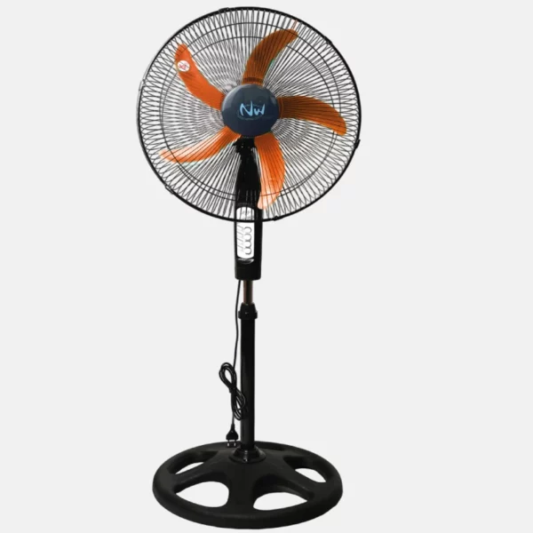 Ventilateur sur pied de 20 pouces et de couleur orange