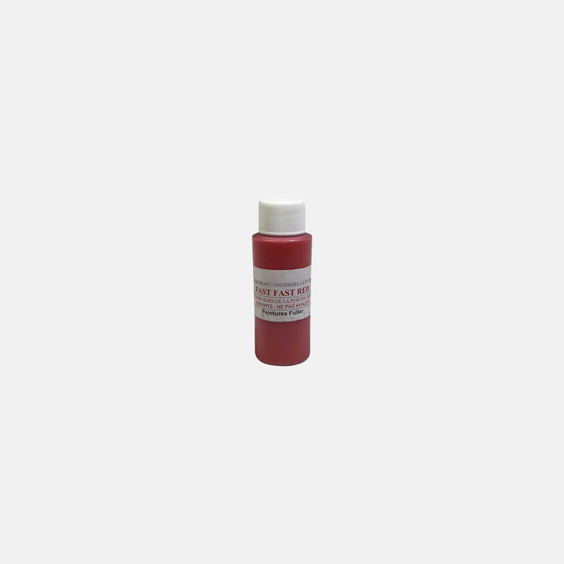 PE00030-Colorant-full-fast-fast-red-02oz Teinter une variété de matériaux tels que les peintures, les encres, les plastiques, les résines.