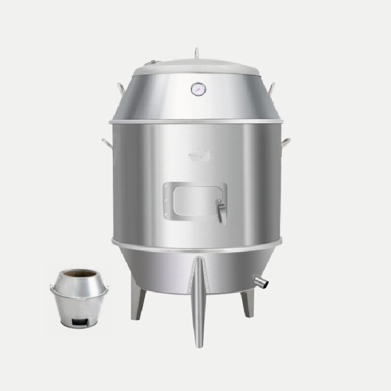 CU00123-Fumoir-inox-60cm-charbon L'outil parfait pour les passionnés de cuisine en quête d'une expérience de fumage exceptionnelle.