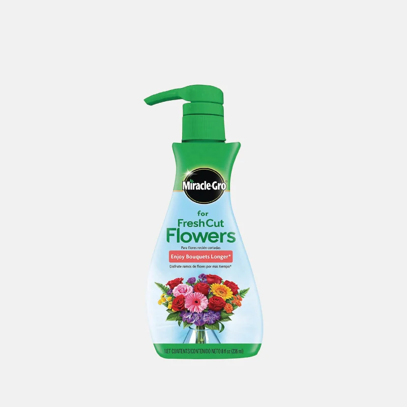 Engrais de la marque MIRACLE GRO, modèle liquide pour bouquets.