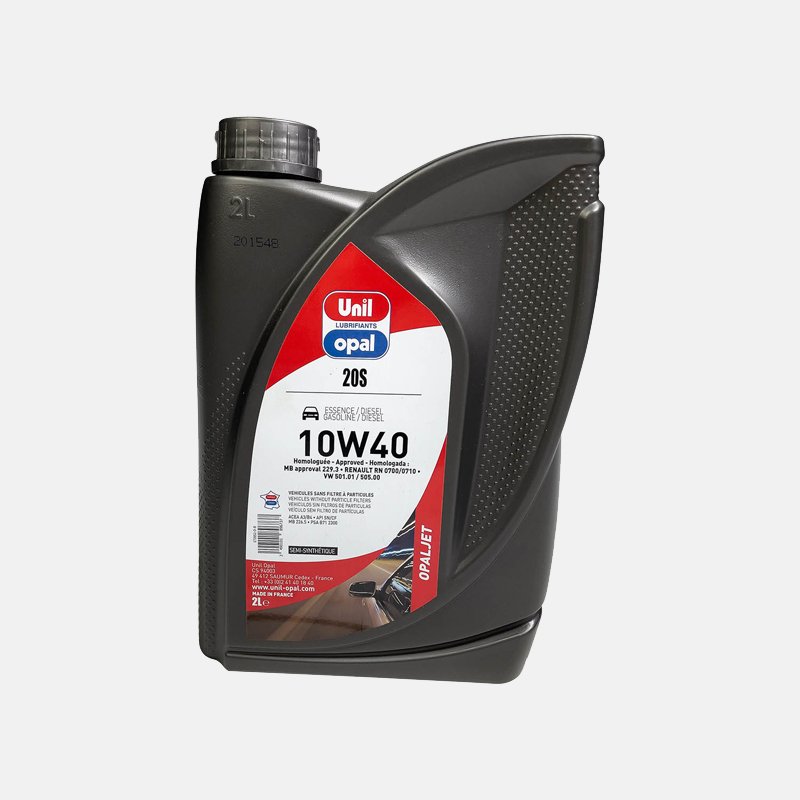 QU00332-Huile-unil-jet20S-10W40-2litres Huile unil opal 10W40 jet 20S 2 litres