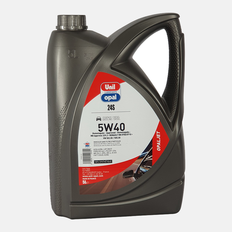 QU00335-Huile-unil-opal-jet24S-5W40-5litres Huile unil opal jet 25S 5W40 5 litres