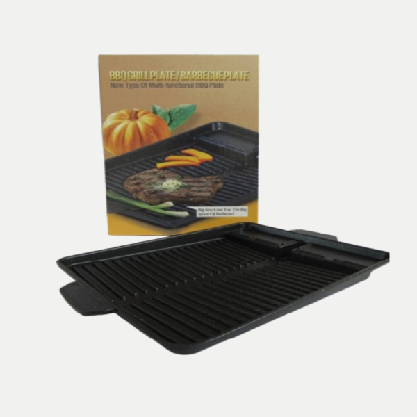 Plaque bbq coréen rectangle alu