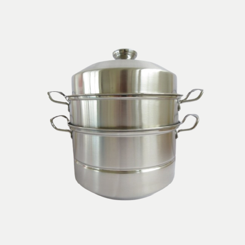 Marmite vapeur inox 32 cm