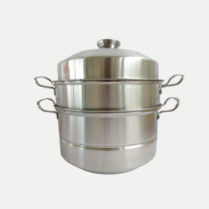 Marmite vapeur inox 38 cm