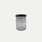 Bocal en verre rond