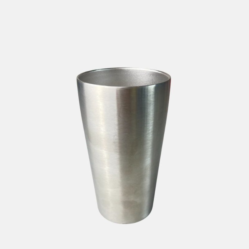 Verre en acier inoxydable de 400 ml.