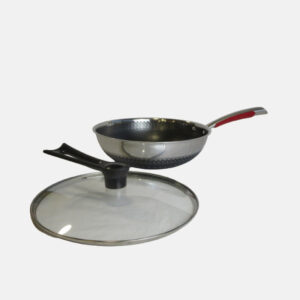 WOK A MANCHE + COUVERCLE - 30 cm – Image 3