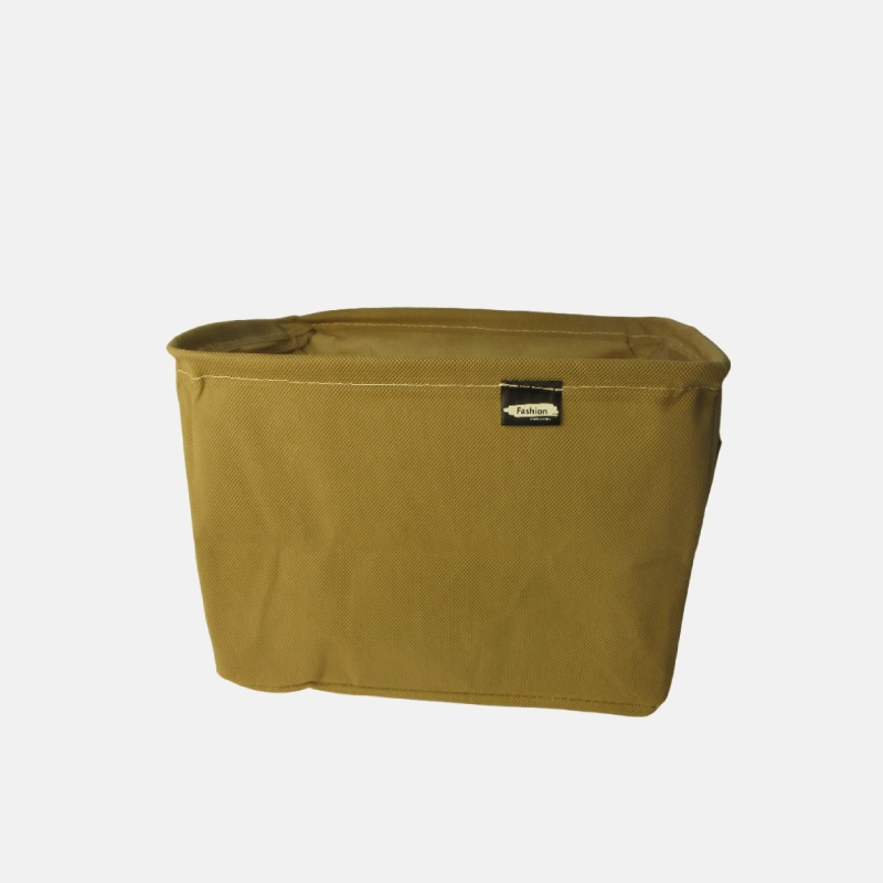 Boite de rangement en tissus de taille petite existe en deux couleurs , marron et gris