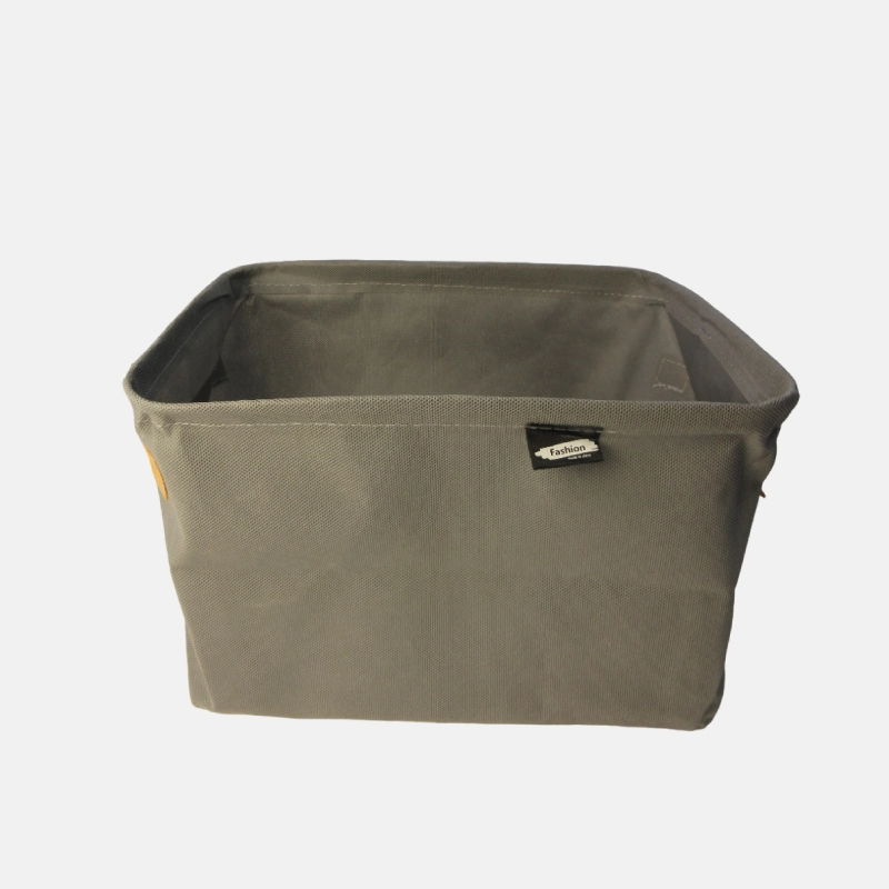 Boite de rangement de taille grand existe en deux couleurs, marron et gris