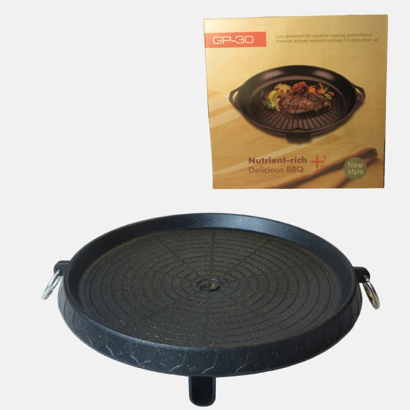Plaque bbq coréen rond
