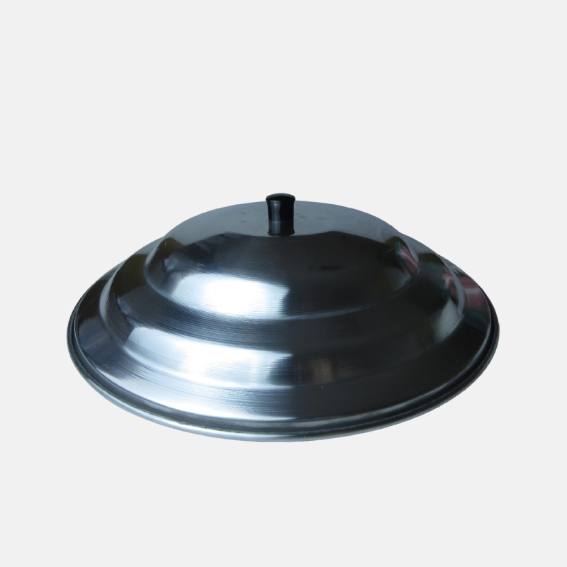 Couvercle en aluminium de 51.5 cm de diamètre et compatible avec wok et poêle