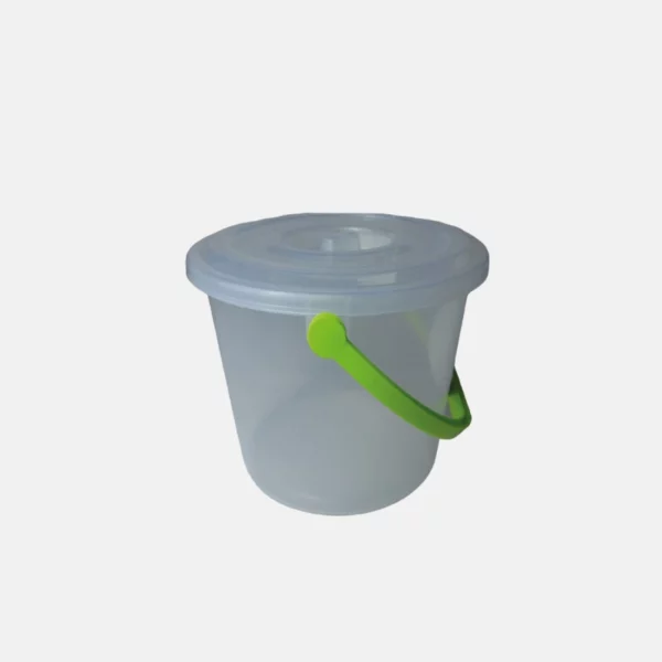 Seau transparent en plastqiue de 07 litres