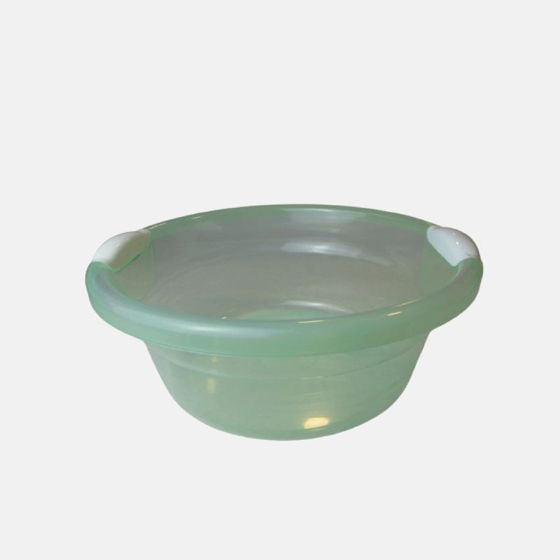 Bassine en plastique résistant de taille small en deux couleurs