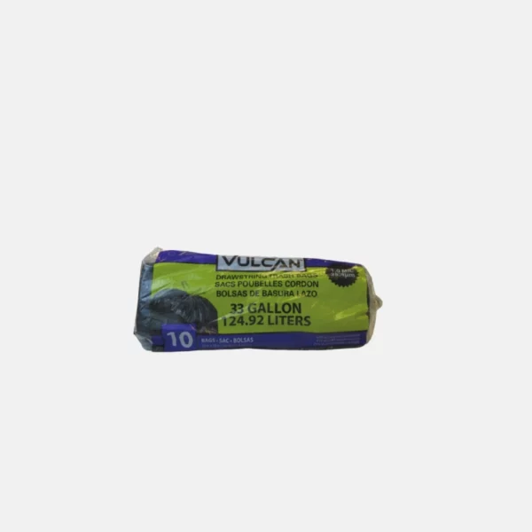 Sac poubelle de marque américaine , 10 sacs de 125 litres