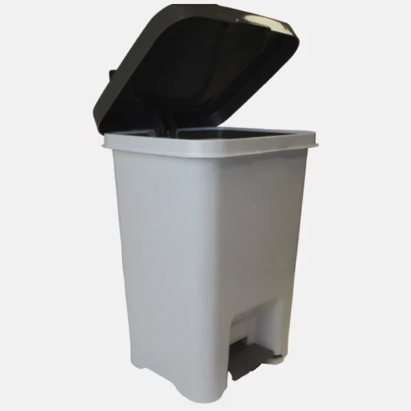 Poubelle à pédale en plastique de 45 litres