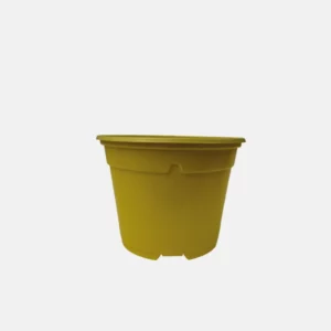 Pot de jardin 0.48 litre de couleur jaune ocre