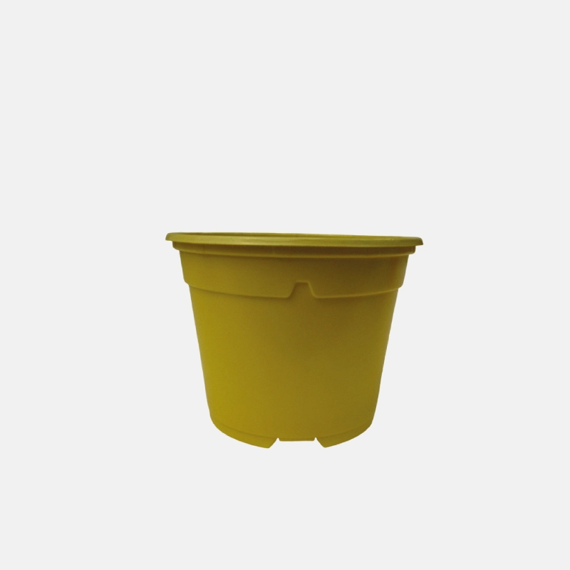 Pot de jardin 0.48 litre de couleur jaune ocre