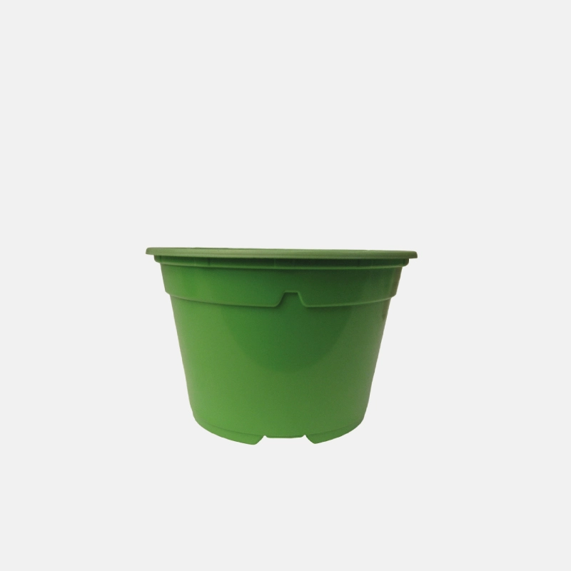 JA01502-pot-rond-duo-10.5-vert-eb-0.48l Pot de jardin de 0.48 litre et de couleur vert