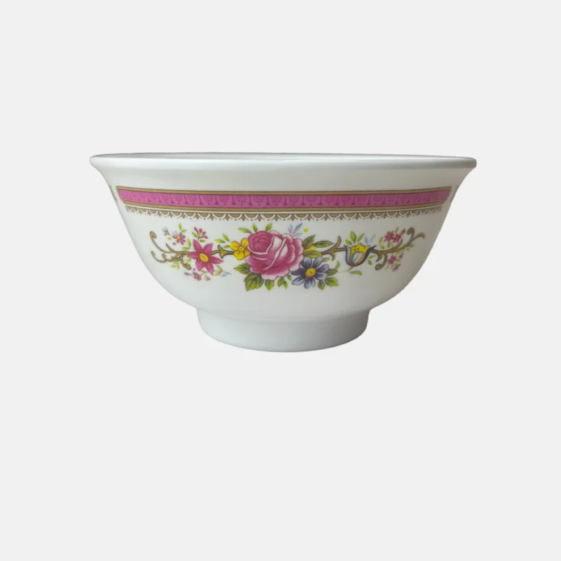 Bol à soupe en mélamine de 17.6 cm de diamètre ayant deux types de couleurs disponible