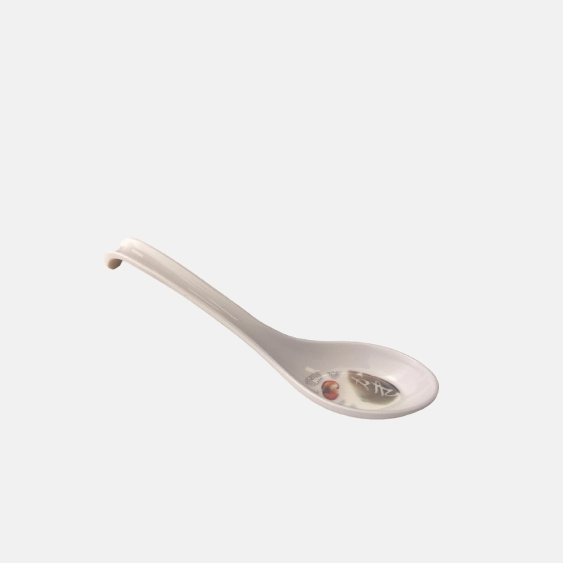 CU01876-cuillere-a-soupe-roses-melamine-16.4cm Cuillère à soupe en mélamine de 16.4 cm de long