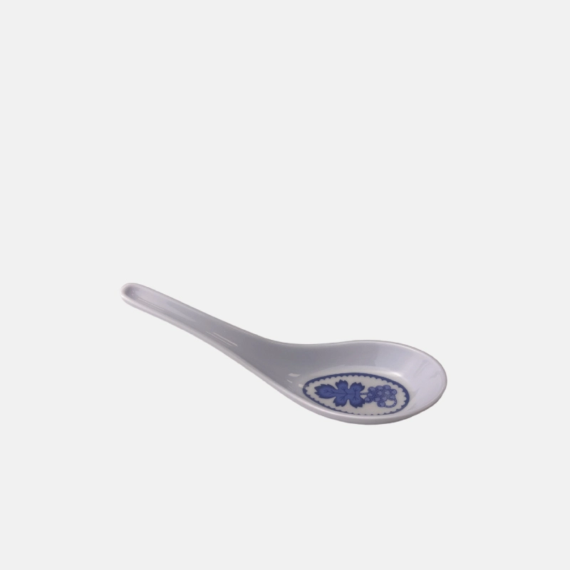 Cuillère à soupe en mélamine en deux couleurs