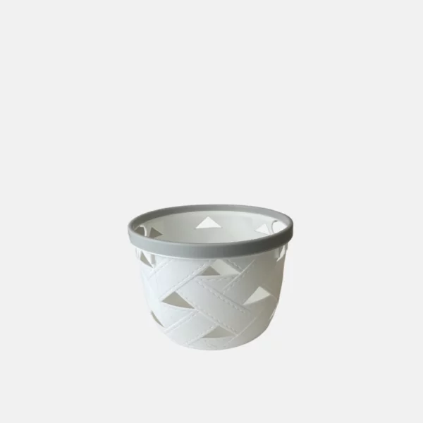 Panier rond de 19 cm de diamètre en plastique