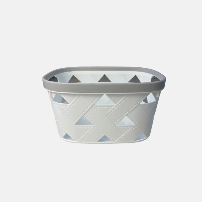 Panier rectangulaire de 29x20x13 cm de dimensions en plastique