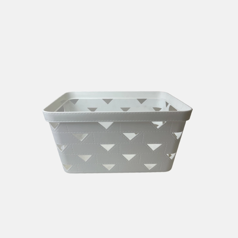 Panier rectangulaire en plastique de taille 21x14x12 cm