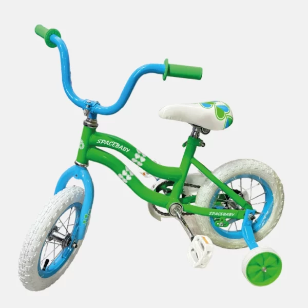 Vélo pour enfant de 12 pouces de couleur verte