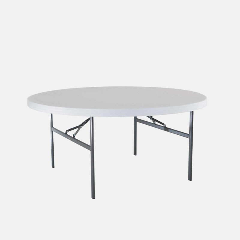 Table ronde en plastique de 1.20 m de diamètre