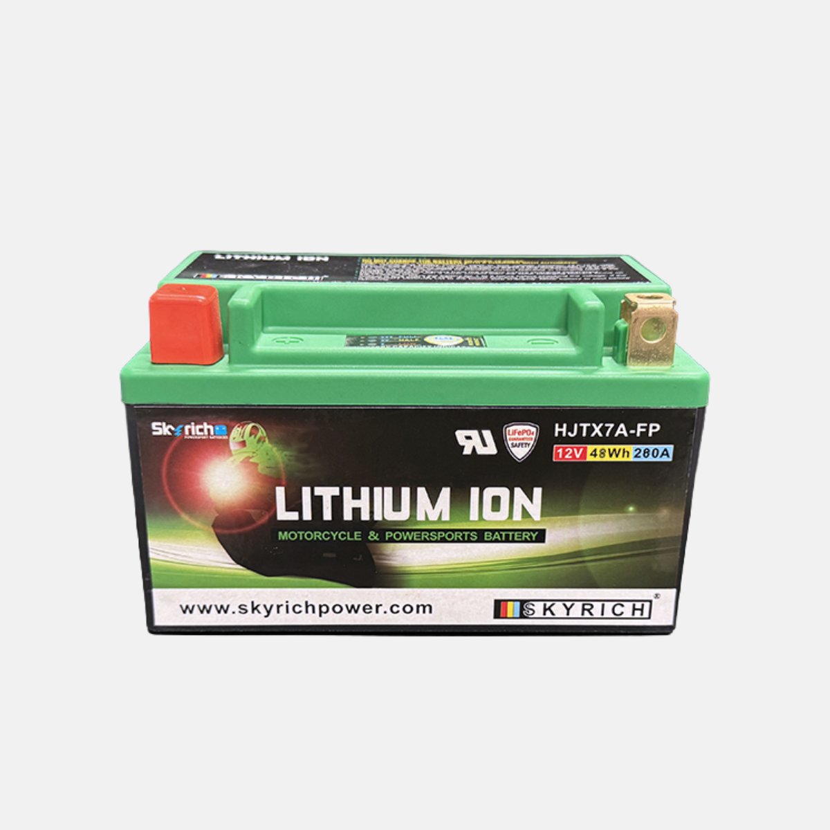 Batterie pour scooter 12V 48Wh 280A de la marque SKYRICH modèle HJTZ10S.