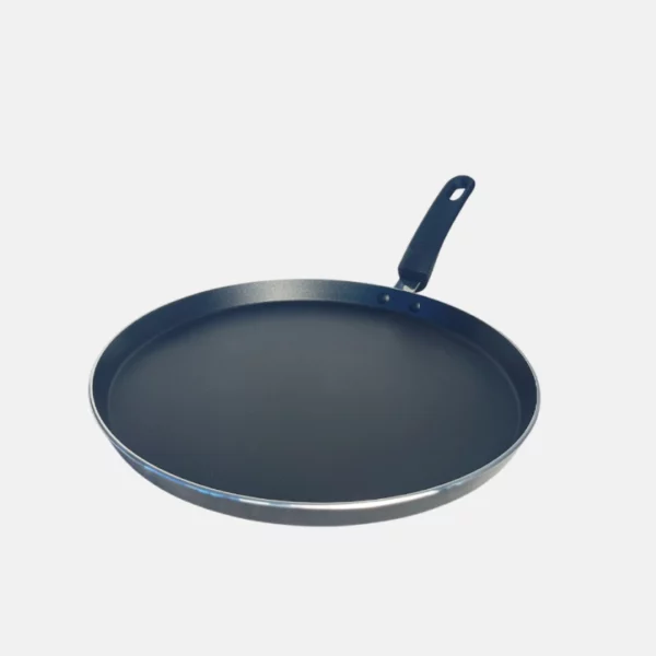 Poêle à crêpe de 30 cm de diamètre et de 12 cm de manche en acier inoxydable