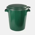 Poubelle EDA de 75 litres et son couvercle.