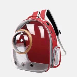 Sac à dos avec un hublot pour les animaux pendant les transports