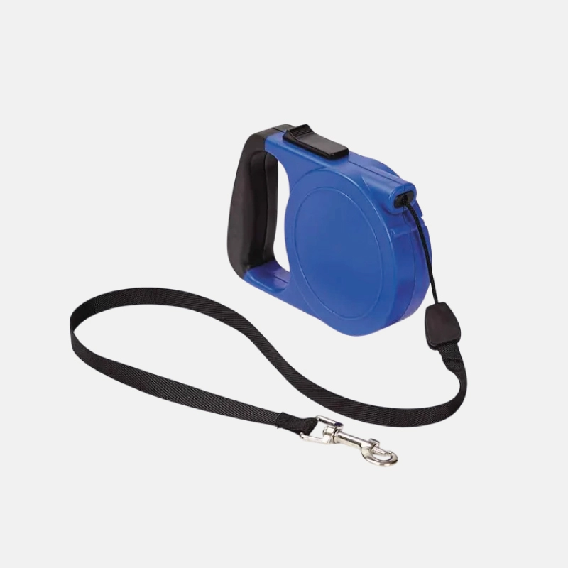 Laisse pour chien rétractable taille small avec 3 coloris.