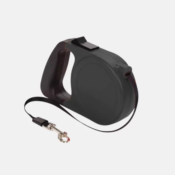 Laisse pour chien rétractable de taille large avec 3 coloris.