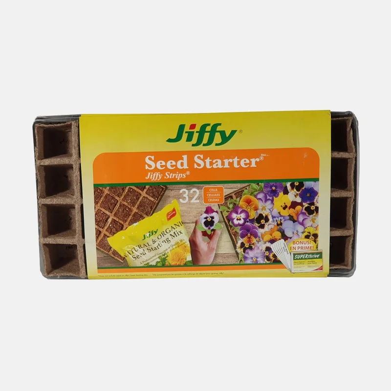 Plateau à semis de la marque JIFFY, modèle 32 graines.