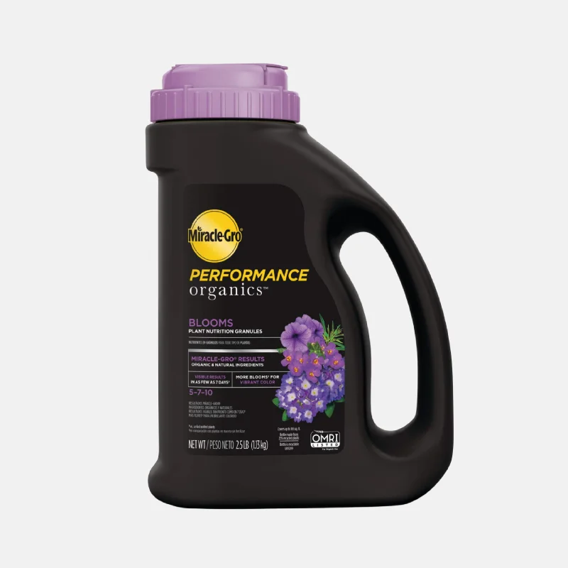 Engrais pour fleurs de la marque MIRACLE GRO de 1.13 kg.