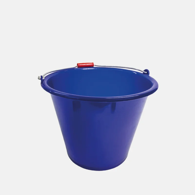 DO00357-seau-bleu-11l Seau en plastique de couleur bleu et de capacité 11 litres.