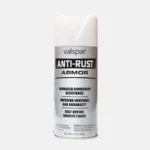 Bombe de peinture de la marque VALSPAR anti-rust de couleur blanche.